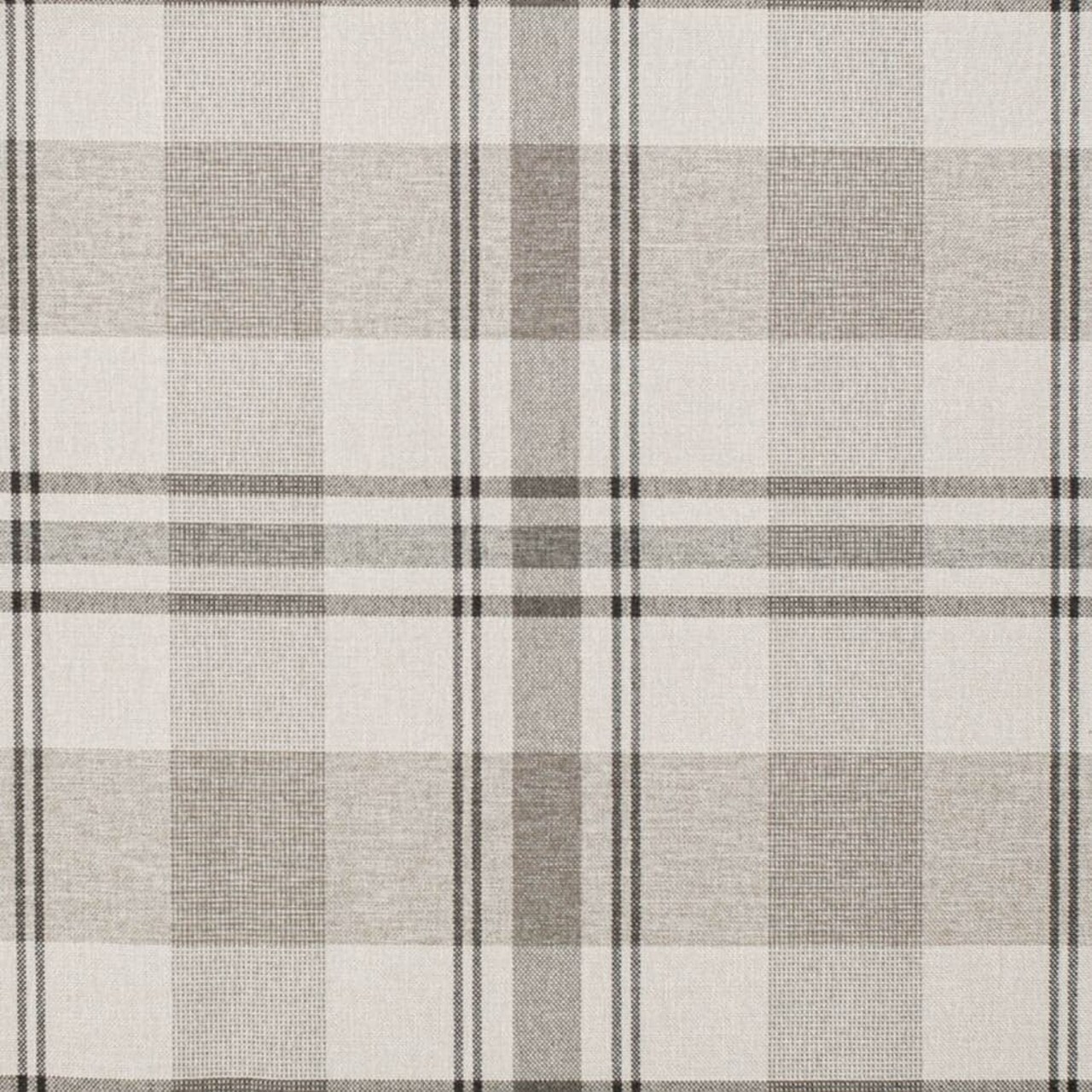 Linen - Beige & Taupe,Brown Plaid Upholstery Fabric 54 Inches"